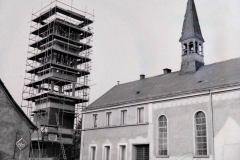 55. Neubau / Anbau des neuen Kirchturmes der evang. Kirche in Tirschenreuth