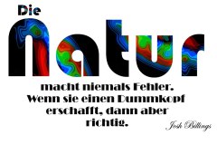 Nr.-1042-Die-Natur-macht-niemals-Fehler